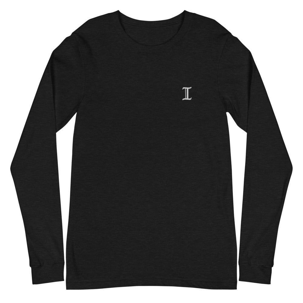 Embroidered ImmuneTwo Logo Unisex Long Sleeve Tee