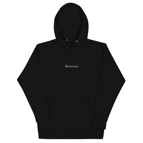 Embroidered Immune Unisex Hoodie